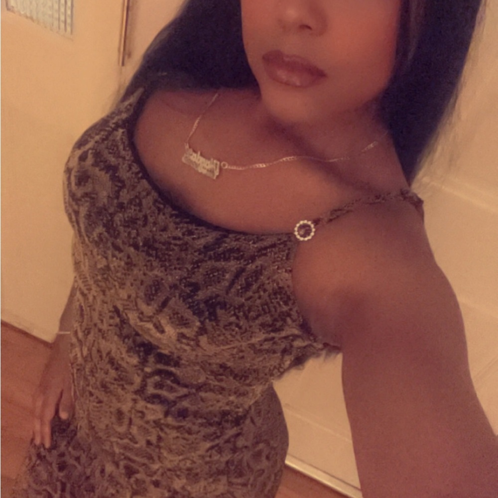 Stylish Snake Print Dress